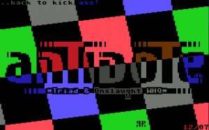 Antidote BBS Logon screen